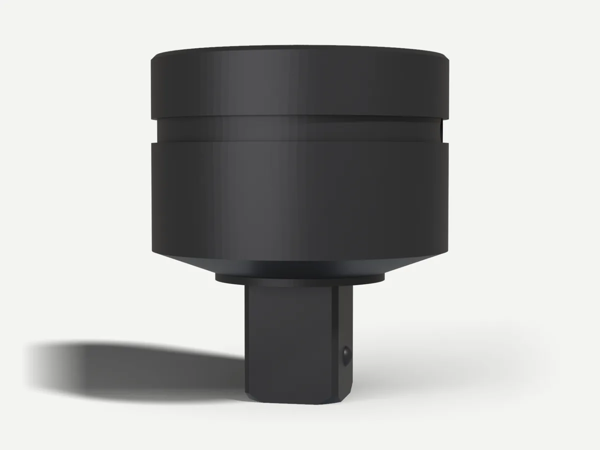 Adattatore 1-1/2" F → 1" M, vista laterale